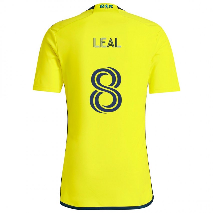 Niño Camiseta Randall Leal #8 Amarillo Azul 1ª Equipación 2024/25 La Camisa Argentina