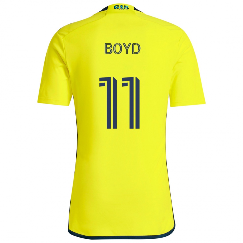 Niño Camiseta Tyler Boyd #11 Amarillo Azul 1ª Equipación 2024/25 La Camisa Argentina