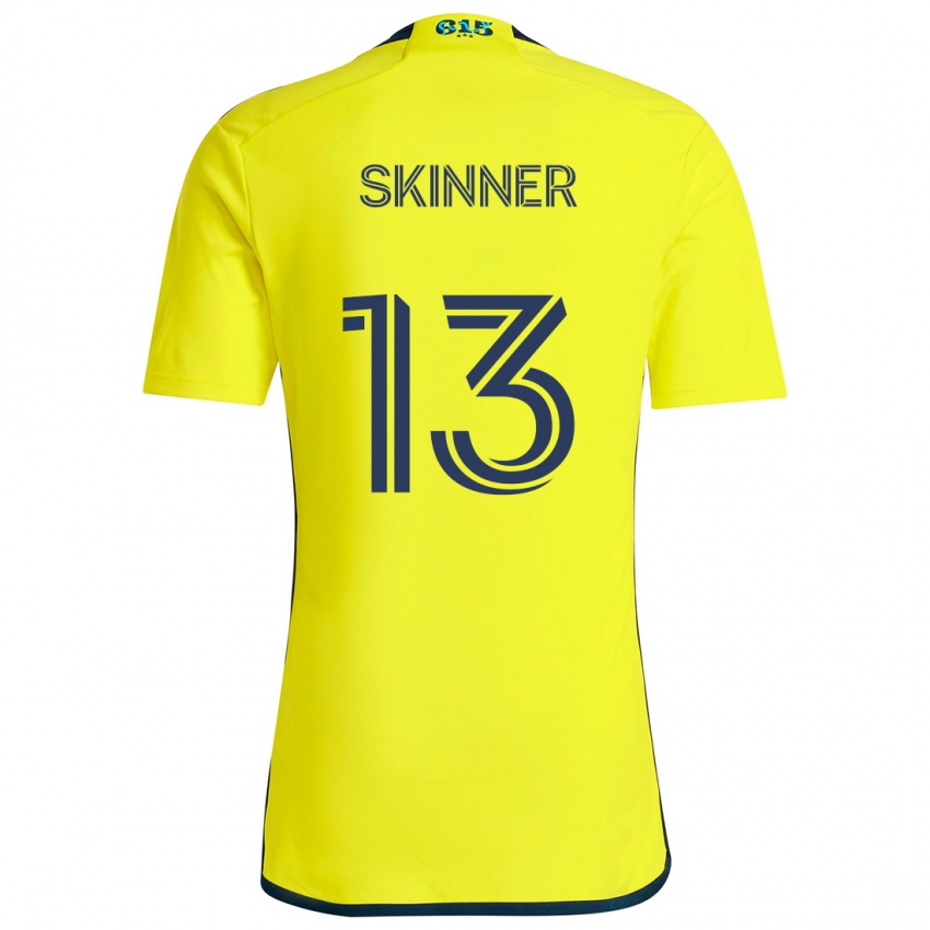 Niño Camiseta Joey Skinner #13 Amarillo Azul 1ª Equipación 2024/25 La Camisa Argentina