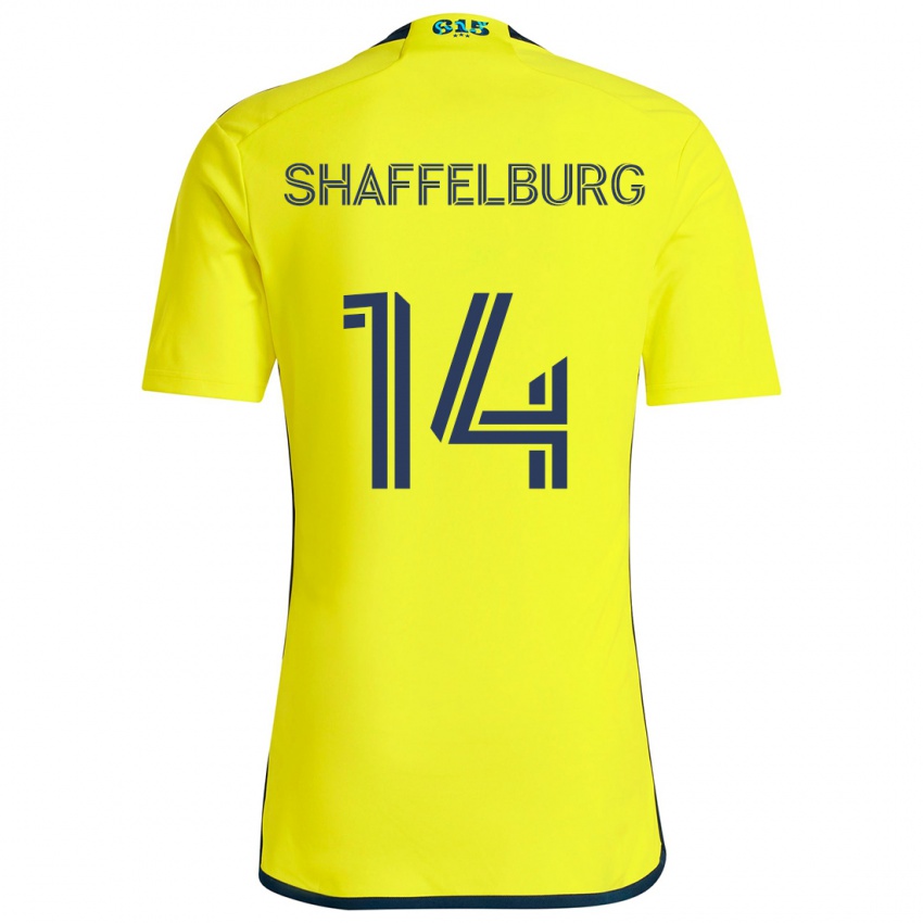 Niño Camiseta Jacob Shaffelburg #14 Amarillo Azul 1ª Equipación 2024/25 La Camisa Argentina