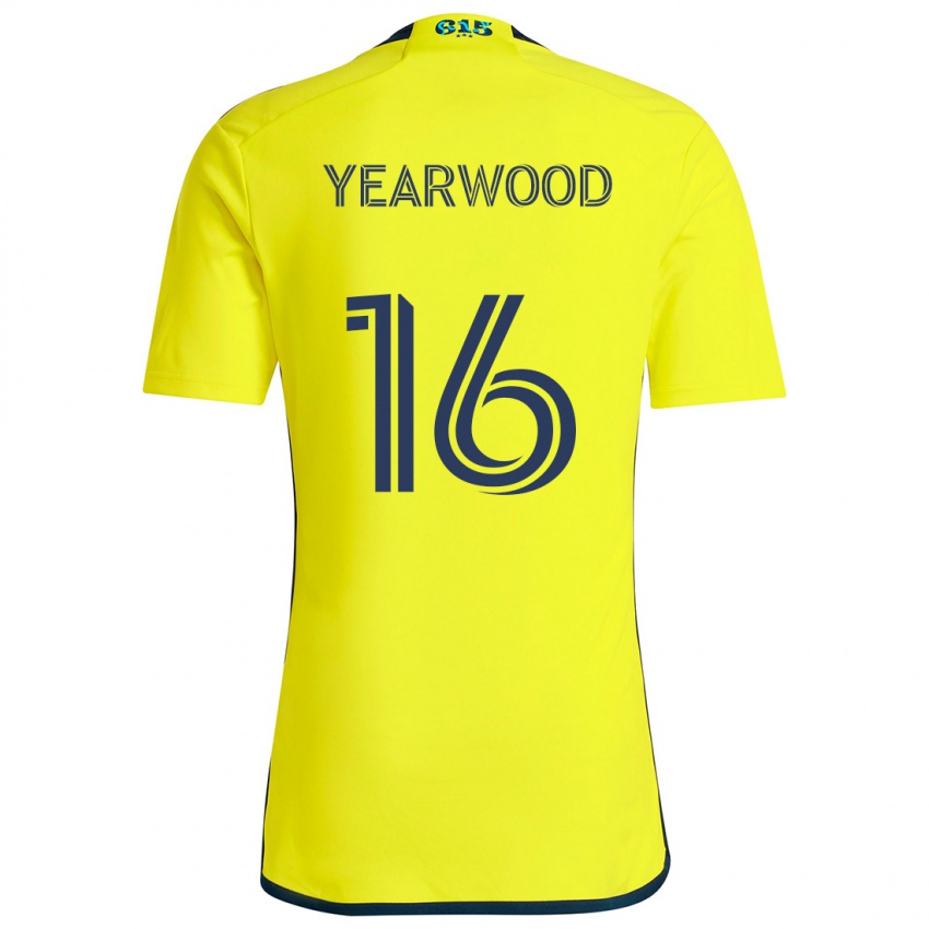 Niño Camiseta Dru Yearwood #16 Amarillo Azul 1ª Equipación 2024/25 La Camisa Argentina