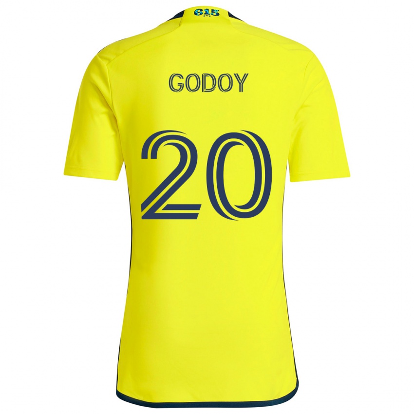 Niño Camiseta Aníbal Godoy #20 Amarillo Azul 1ª Equipación 2024/25 La Camisa Argentina