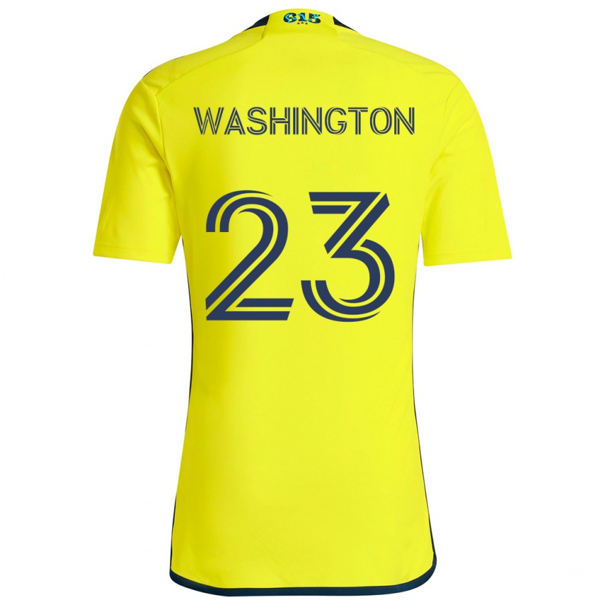 Niño Camiseta Taylor Washington #23 Amarillo Azul 1ª Equipación 2024/25 La Camisa Argentina