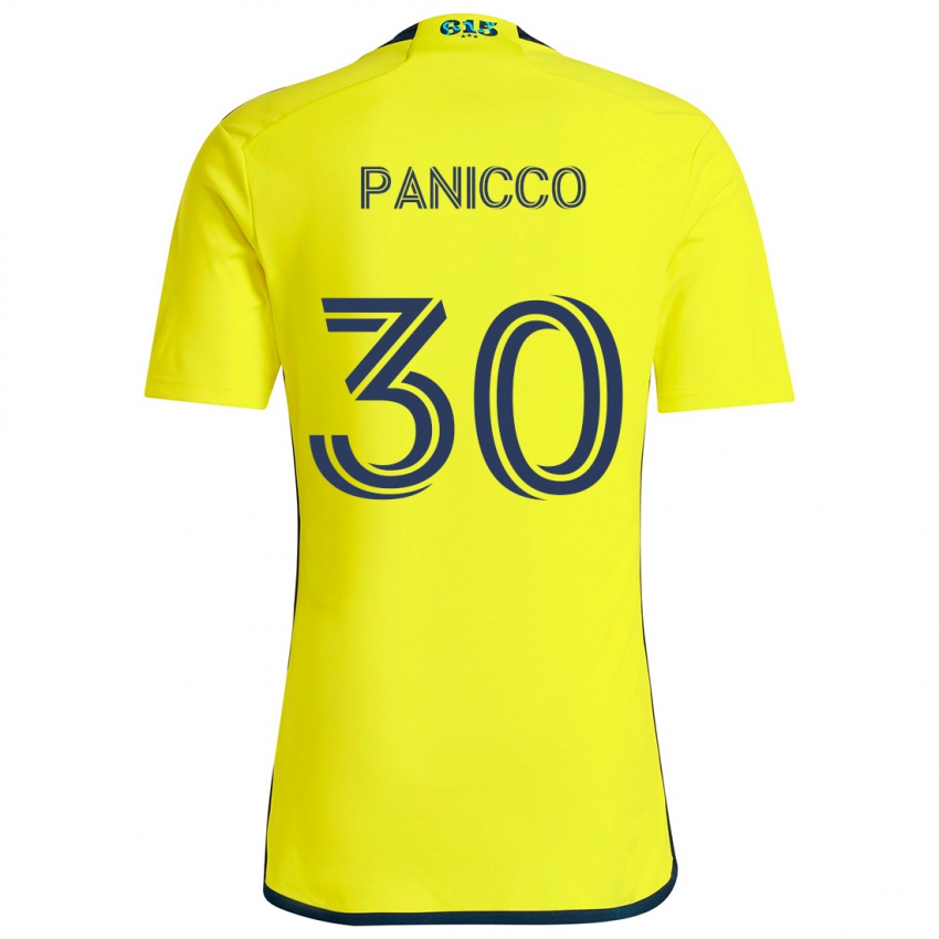 Niño Camiseta Elliot Panicco #30 Amarillo Azul 1ª Equipación 2024/25 La Camisa Argentina