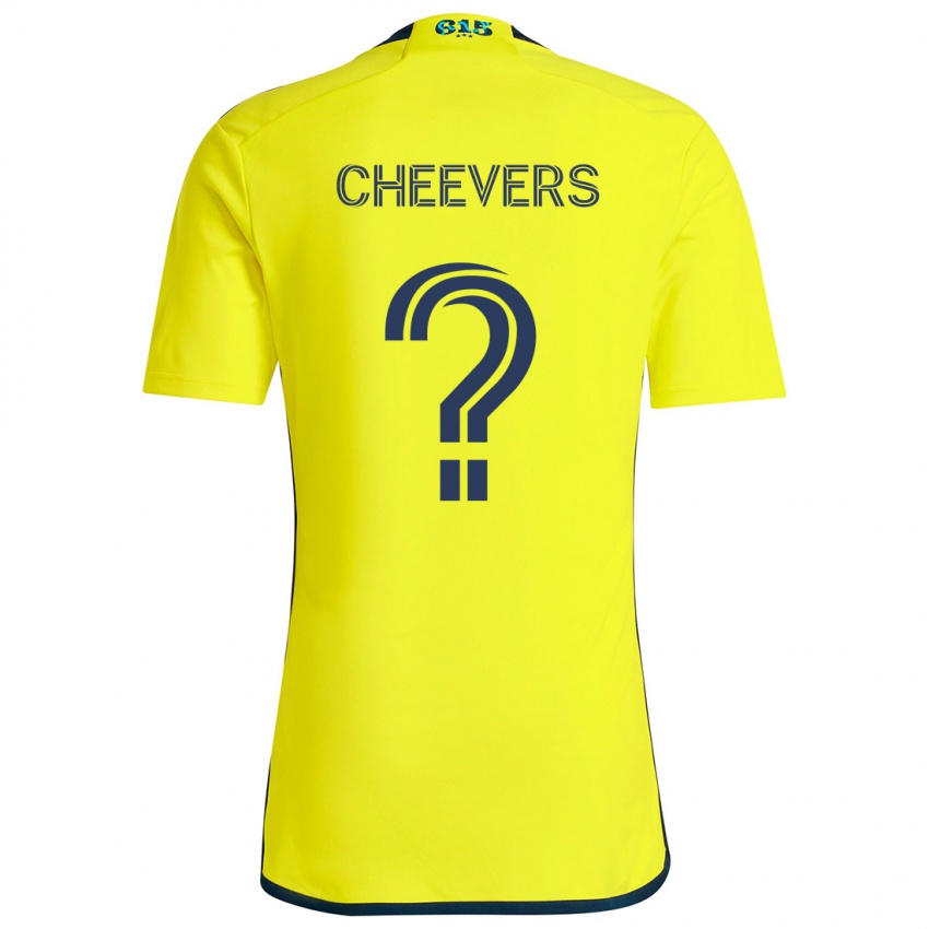 Niño Camiseta Scott Cheevers #0 Amarillo Azul 1ª Equipación 2024/25 La Camisa Argentina