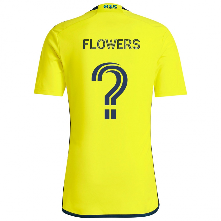 Niño Camiseta Ashton Flowers #0 Amarillo Azul 1ª Equipación 2024/25 La Camisa Argentina