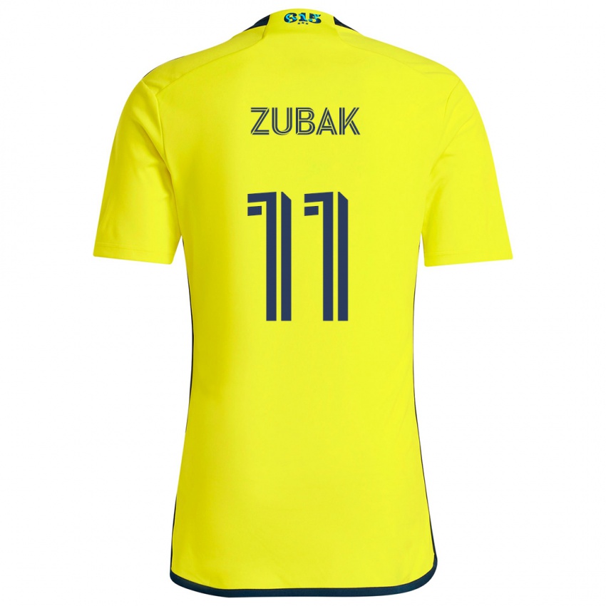 Niño Camiseta Ethan Zubak #11 Amarillo Azul 1ª Equipación 2024/25 La Camisa Argentina