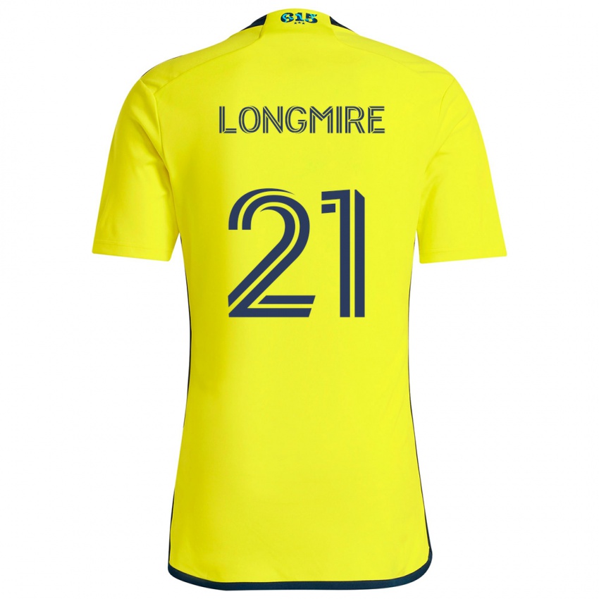 Niño Camiseta Ahmed Longmire #21 Amarillo Azul 1ª Equipación 2024/25 La Camisa Argentina