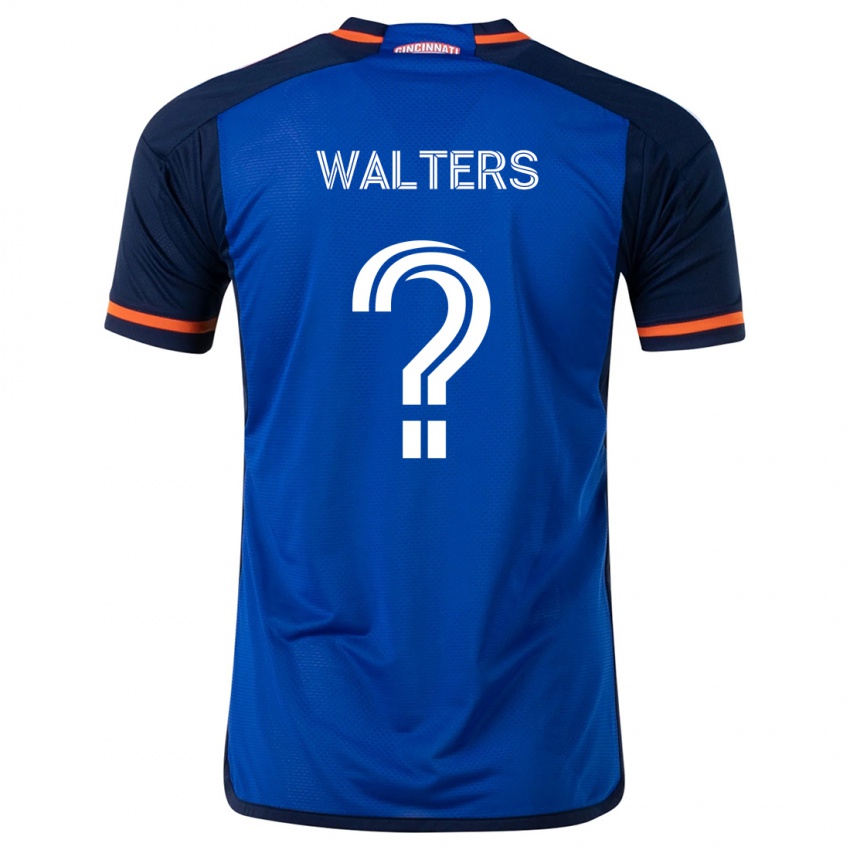 Niño Camiseta Paul Walters #0 Azul Blanco 1ª Equipación 2024/25 La Camisa Argentina