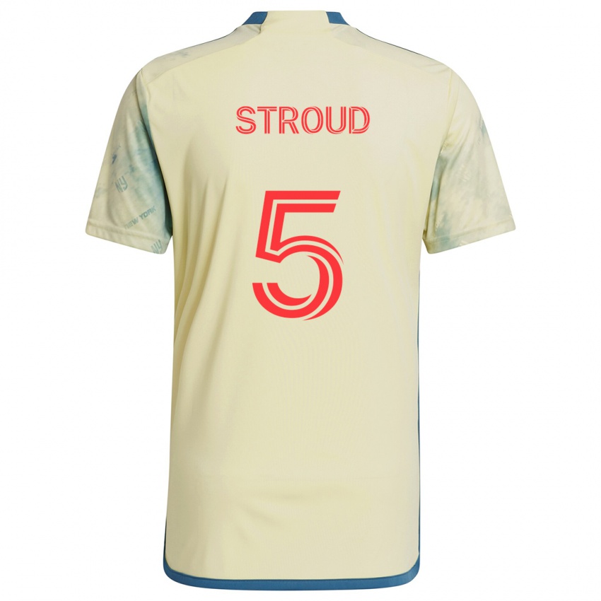 Niño Camiseta Peter Stroud #5 Amarillo Rojo Azul 1ª Equipación 2024/25 La Camisa Argentina