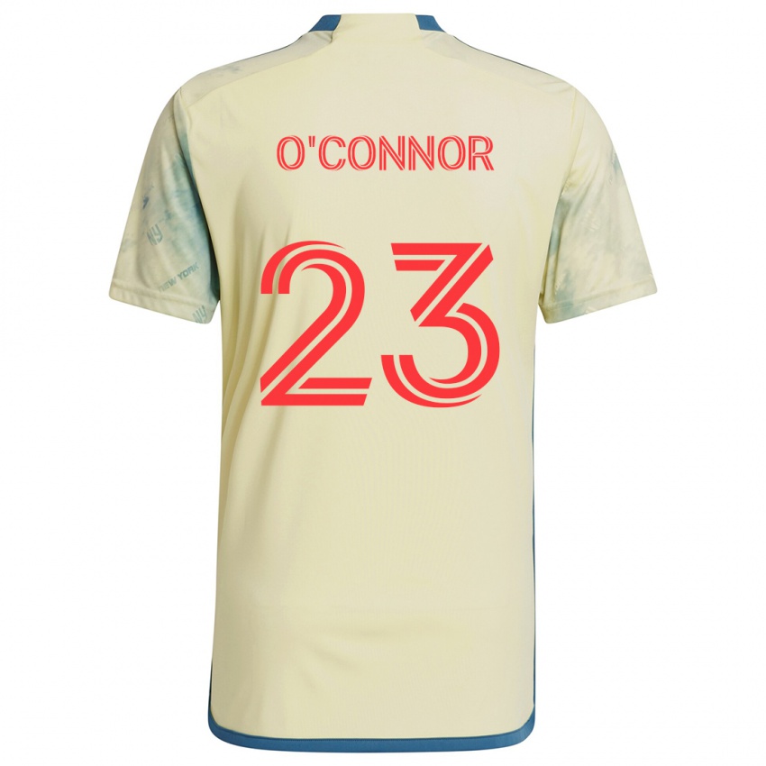 Niño Camiseta Aidan O'connor #23 Amarillo Rojo Azul 1ª Equipación 2024/25 La Camisa Argentina