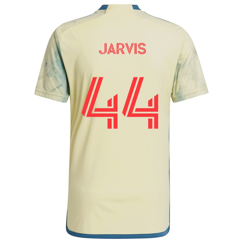 Niño Camiseta Aiden Jarvis #44 Amarillo Rojo Azul 1ª Equipación 2024/25 La Camisa Argentina