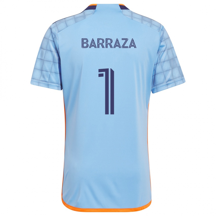 Niño Camiseta Luis Barraza #1 Azul Naranja 1ª Equipación 2024/25 La Camisa Argentina