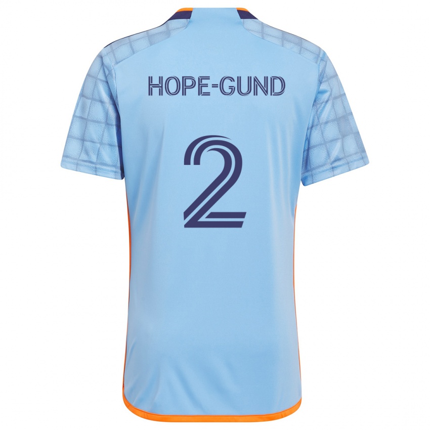 Niño Camiseta Rio Hope-Gund #2 Azul Naranja 1ª Equipación 2024/25 La Camisa Argentina