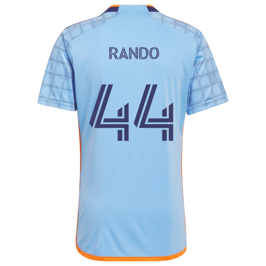 Niño Camiseta Alex Rando #44 Azul Naranja 1ª Equipación 2024/25 La Camisa Argentina