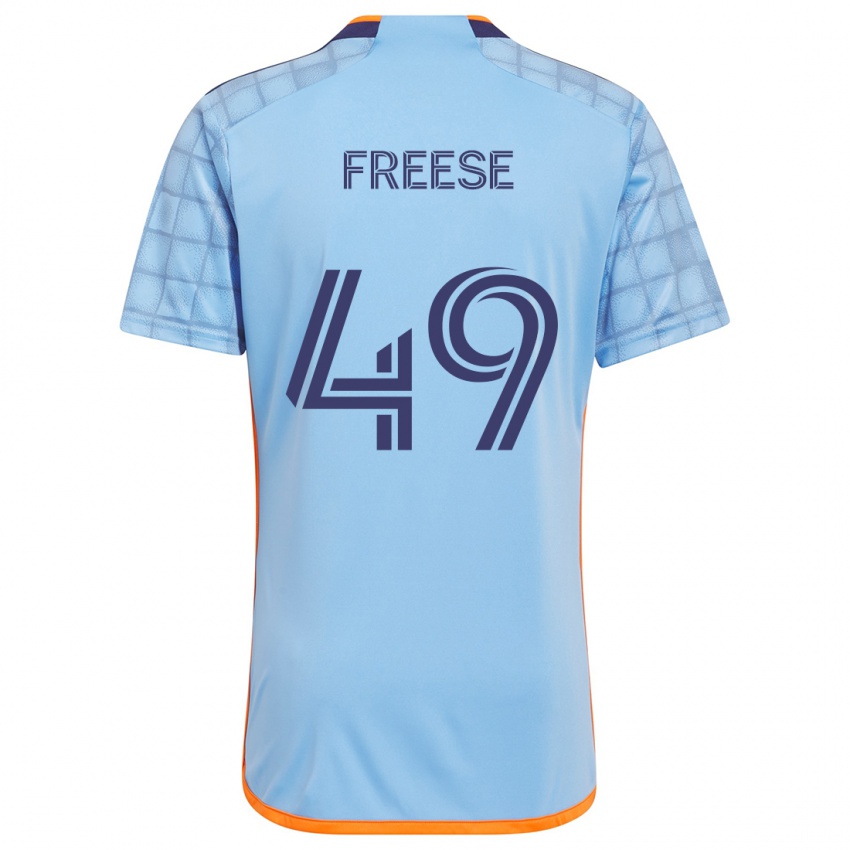 Niño Camiseta Matt Freese #49 Azul Naranja 1ª Equipación 2024/25 La Camisa Argentina