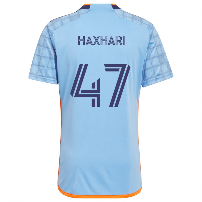 Niño Camiseta Klevis Haxhari #47 Azul Naranja 1ª Equipación 2024/25 La Camisa Argentina