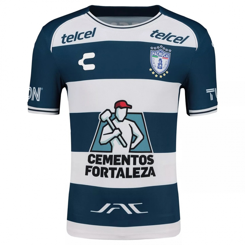 Niño Camiseta Gerardo Acevedo #211 Azul Blanco 1ª Equipación 2024/25 La Camisa Argentina