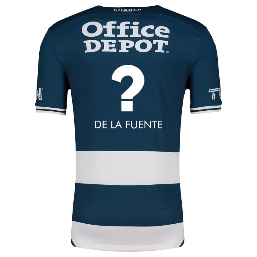 Niño Camiseta Paulino De La Fuente #0 Azul Blanco 1ª Equipación 2024/25 La Camisa Argentina