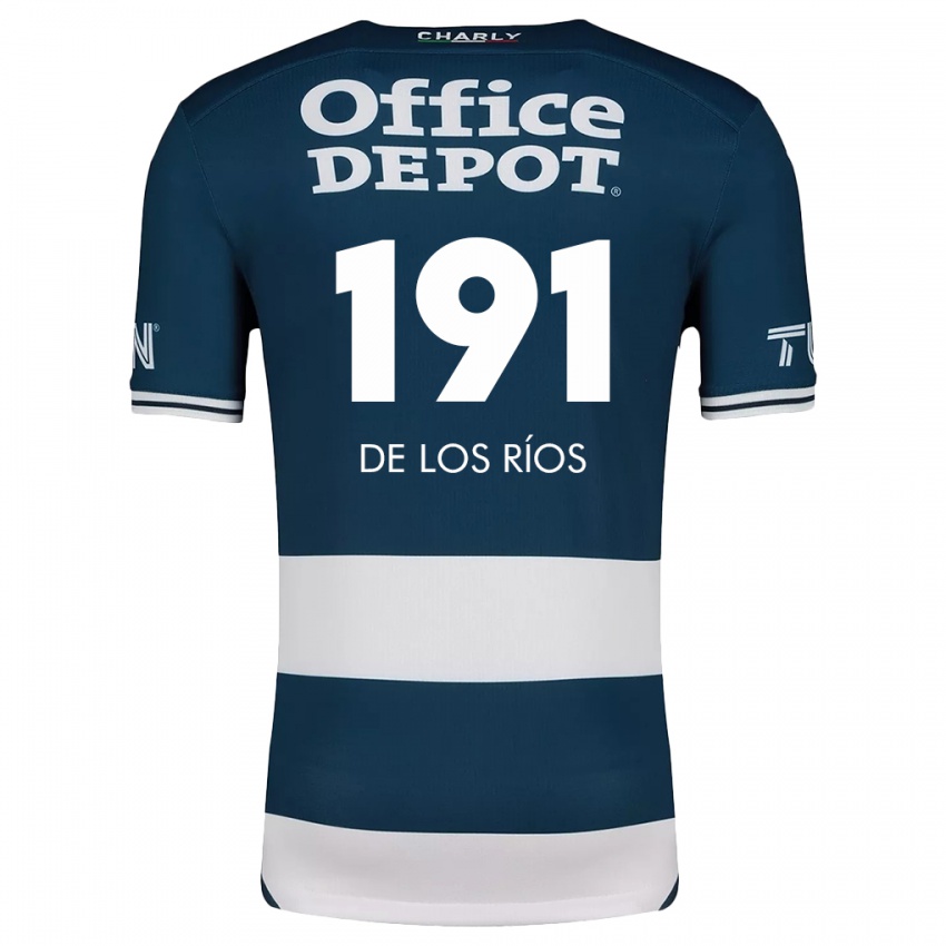 Niño Camiseta Sergio De Los Ríos #191 Azul Blanco 1ª Equipación 2024/25 La Camisa Argentina