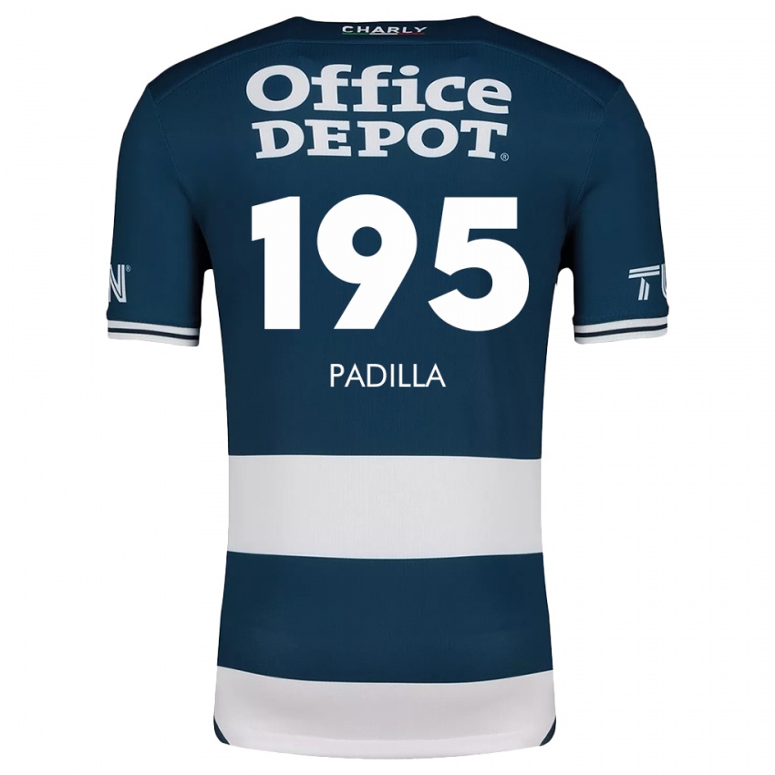 Niño Camiseta Ángel Padilla #195 Azul Blanco 1ª Equipación 2024/25 La Camisa Argentina