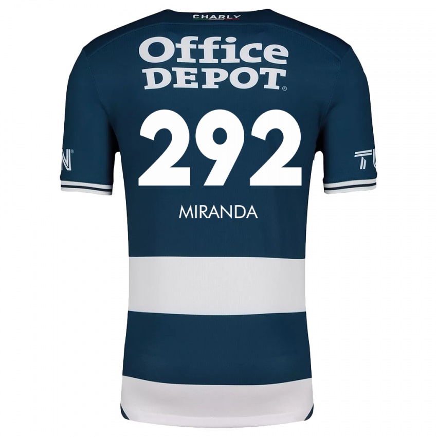 Niño Camiseta Herbey Miranda #292 Azul Blanco 1ª Equipación 2024/25 La Camisa Argentina