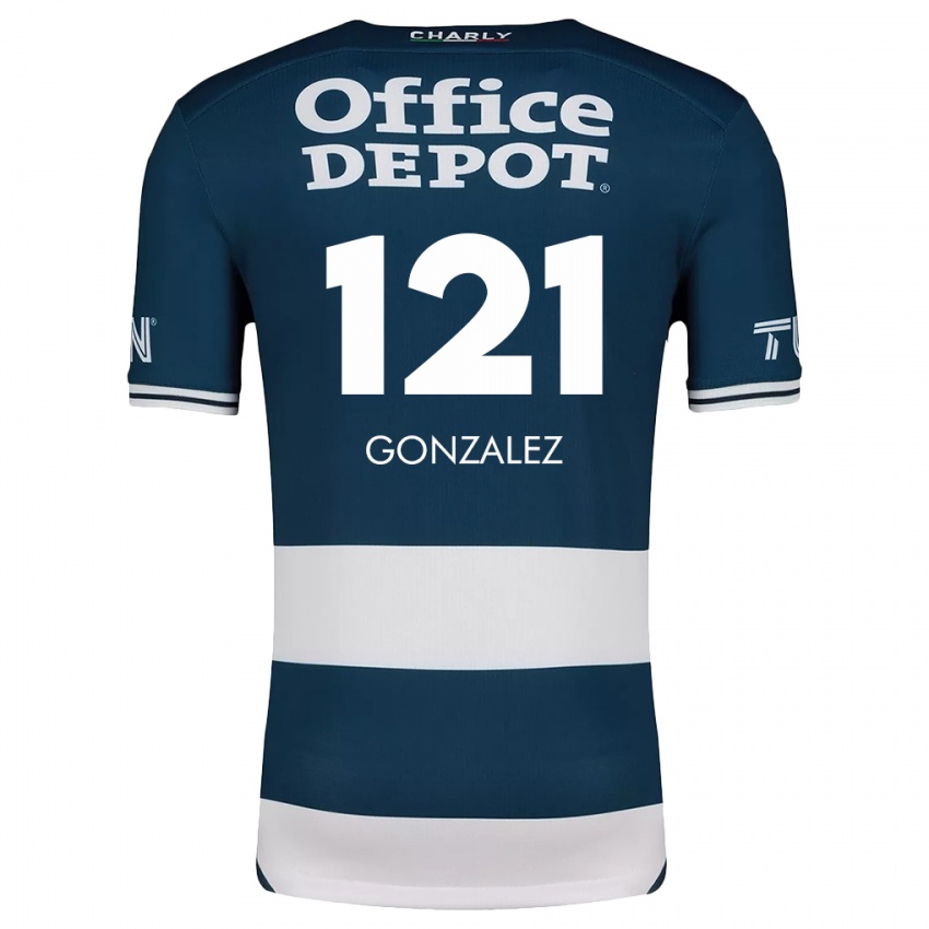 Niño Camiseta Cristian González #121 Azul Blanco 1ª Equipación 2024/25 La Camisa Argentina