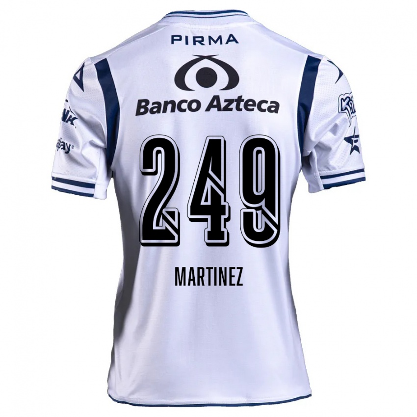 Niño Camiseta Juan Martínez #249 Blanco Azul Marino 1ª Equipación 2024/25 La Camisa Argentina