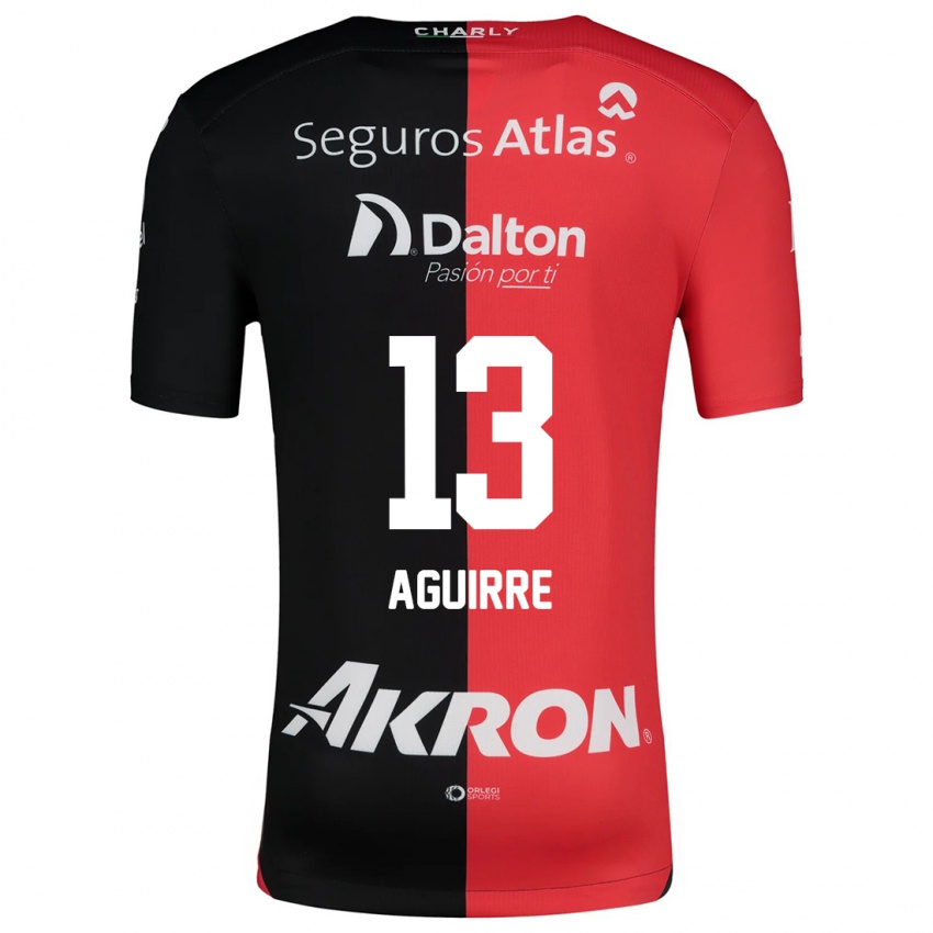 Niño Camiseta Gaddi Aguirre #13 Negro Rojo 1ª Equipación 2024/25 La Camisa Argentina