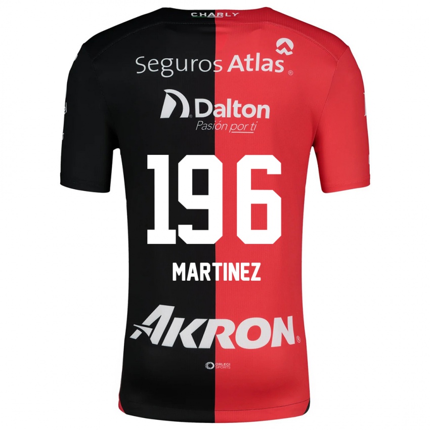 Niño Camiseta Rafael Martínez #196 Negro Rojo 1ª Equipación 2024/25 La Camisa Argentina