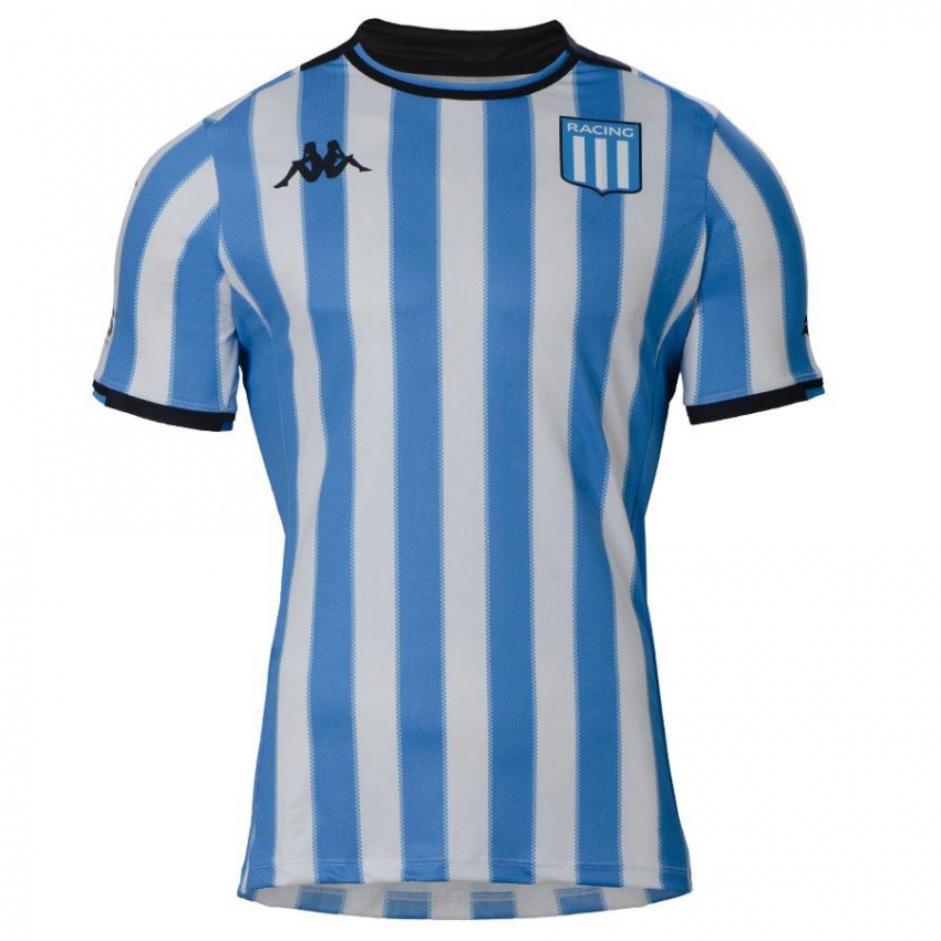 Niño Camiseta Nicolás Cabas #0 Azul Blanco Negro 1ª Equipación 2024/25 La Camisa Argentina