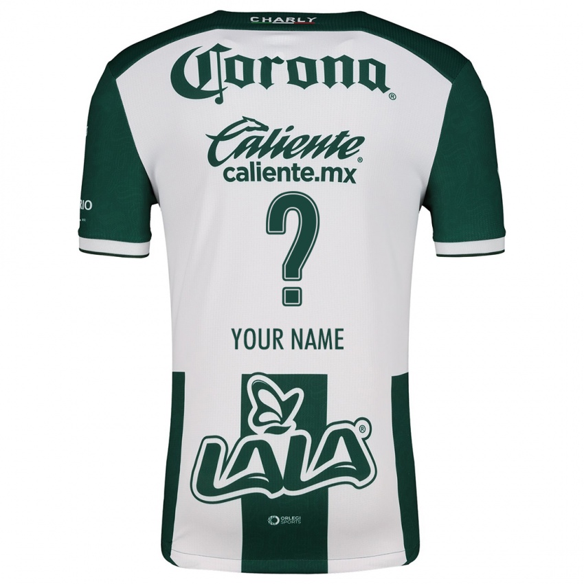 Niño Camiseta Ihren Namen #0 Verde Blanco 1ª Equipación 2024/25 La Camisa Argentina