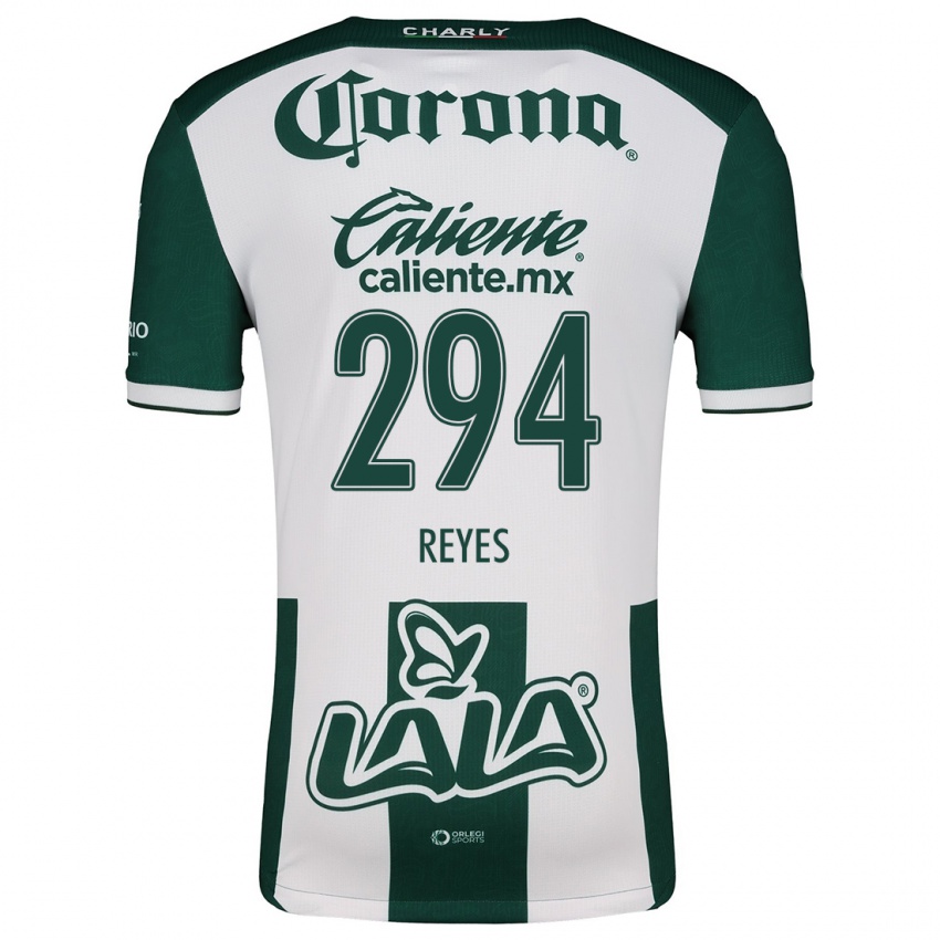 Niño Camiseta Máximo Reyes #294 Verde Blanco 1ª Equipación 2024/25 La Camisa Argentina