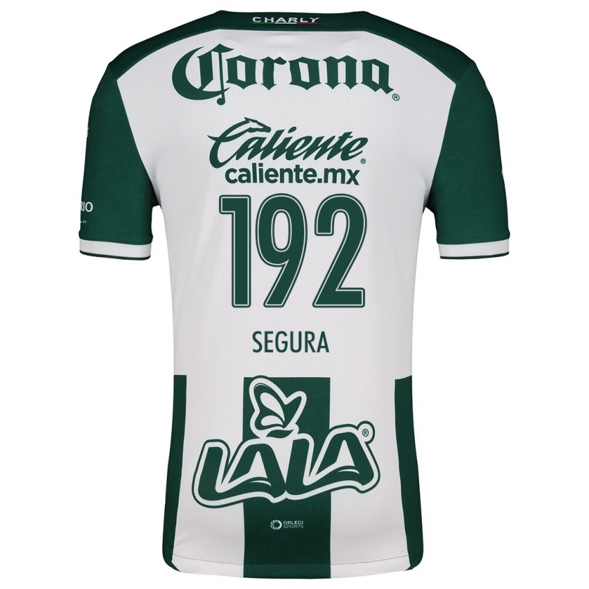 Niño Camiseta Gustavo Segura #192 Verde Blanco 1ª Equipación 2024/25 La Camisa Argentina