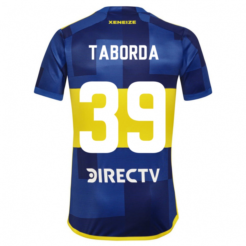 Niño Camiseta Vicente Taborda #39 Azul Amarillo 1ª Equipación 2024/25 La Camisa Argentina