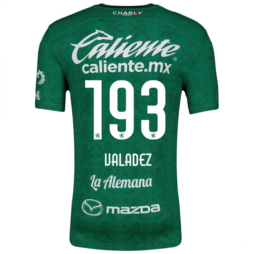 Niño Camiseta Luis Valadez #193 Verde Blanco 1ª Equipación 2024/25 La Camisa Argentina