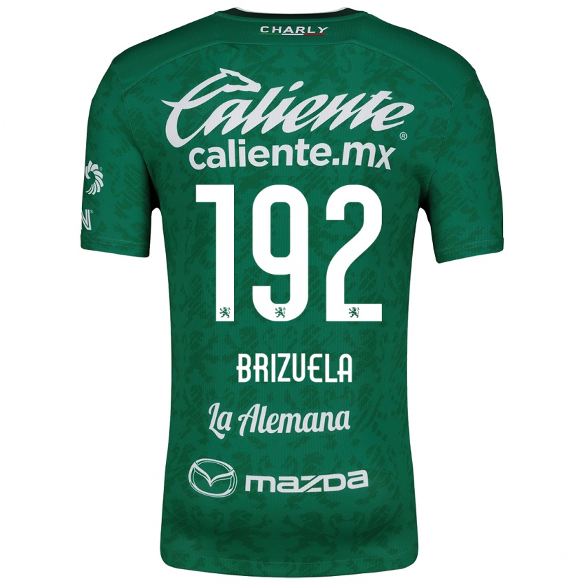 Niño Camiseta Juan Brizuela #192 Verde Blanco 1ª Equipación 2024/25 La Camisa Argentina