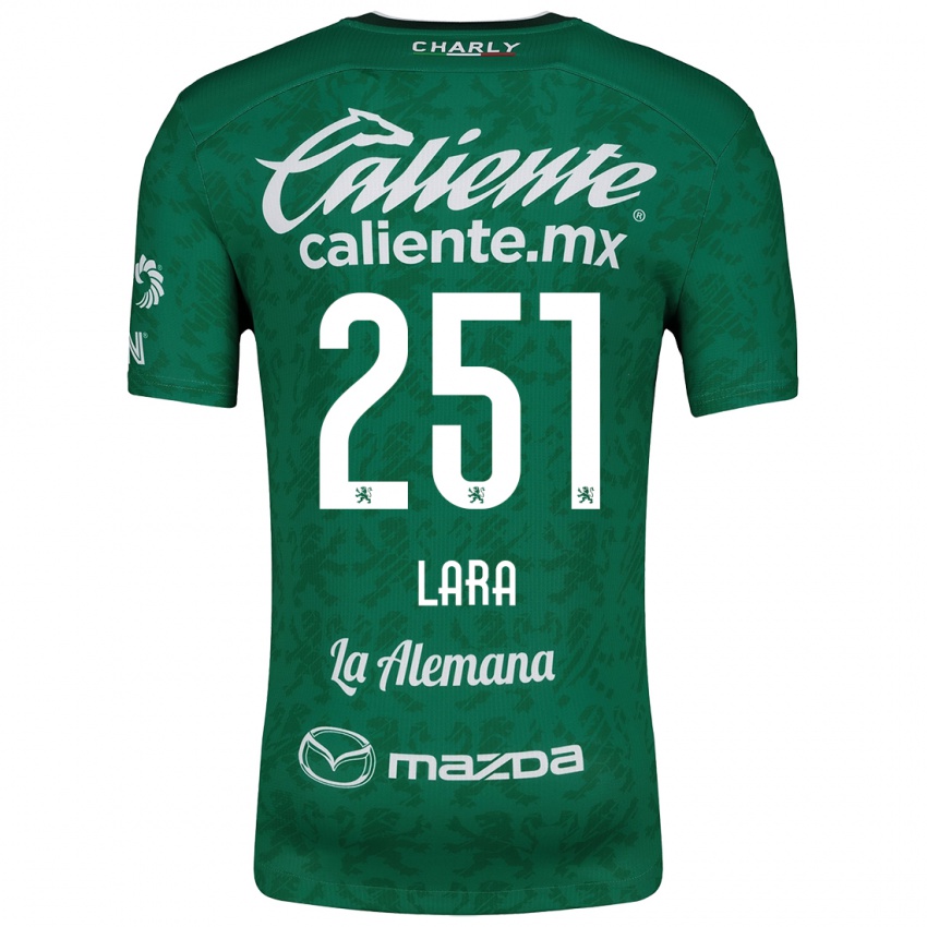 Niño Camiseta Tristán Lara #251 Verde Blanco 1ª Equipación 2024/25 La Camisa Argentina