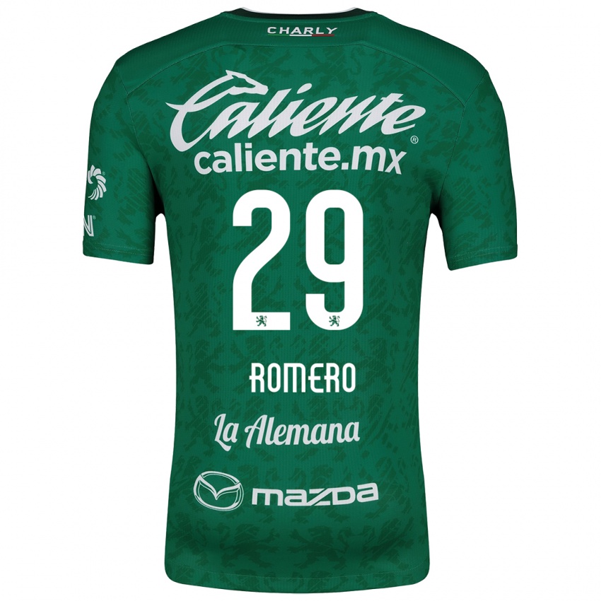 Niño Camiseta Lucas Romero #29 Verde Blanco 1ª Equipación 2024/25 La Camisa Argentina