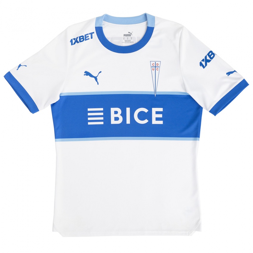 Niño Camiseta César Pinares #10 Blanco Azul 1ª Equipación 2024/25 La Camisa Argentina