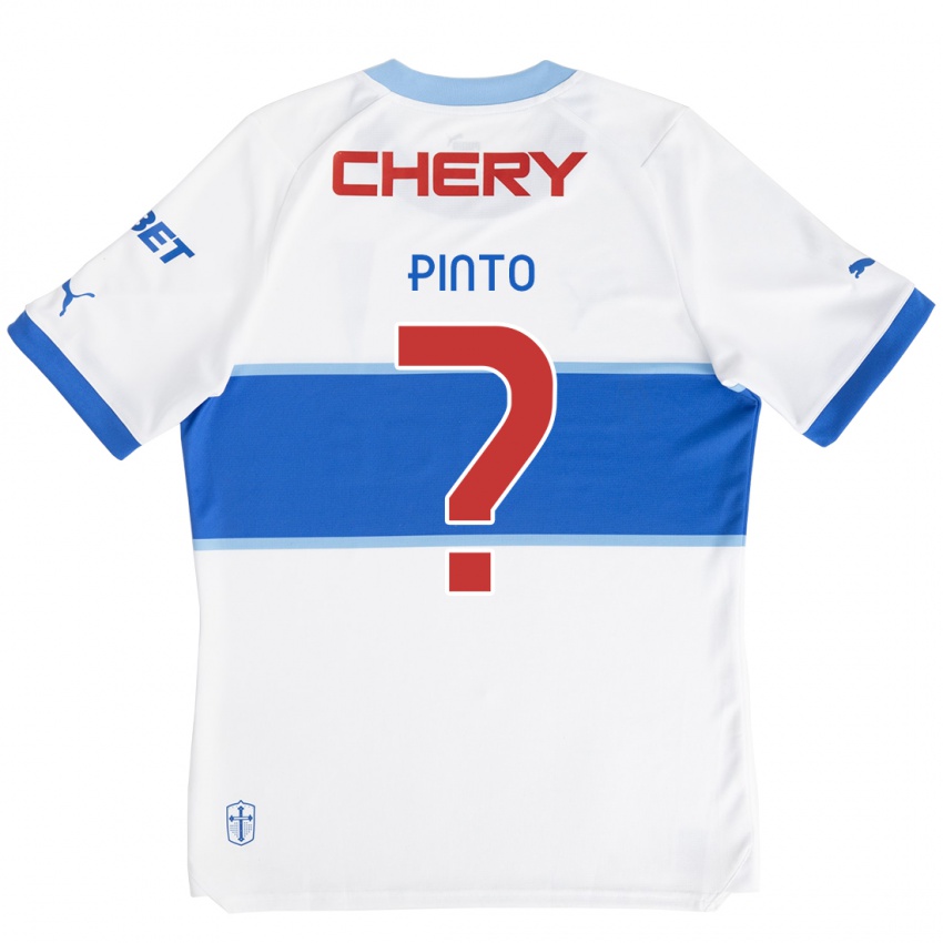 Niño Camiseta Pablo Pinto #0 Blanco Azul 1ª Equipación 2024/25 La Camisa Argentina