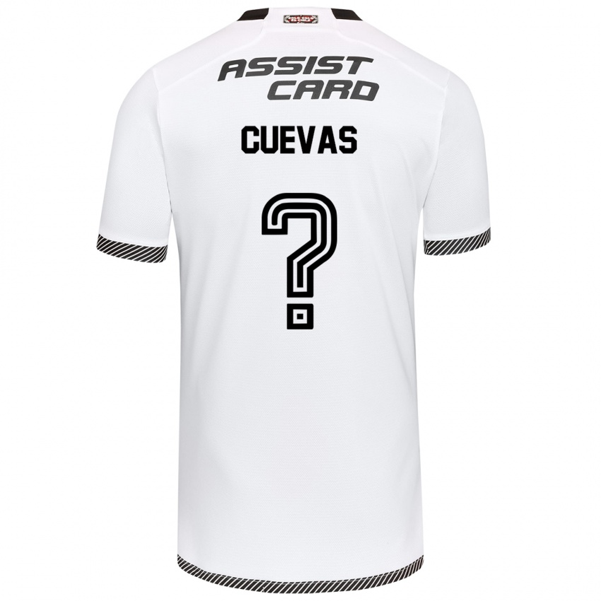 Niño Camiseta Yastin Cuevas #0 Blanco Negro 1ª Equipación 2024/25 La Camisa Argentina