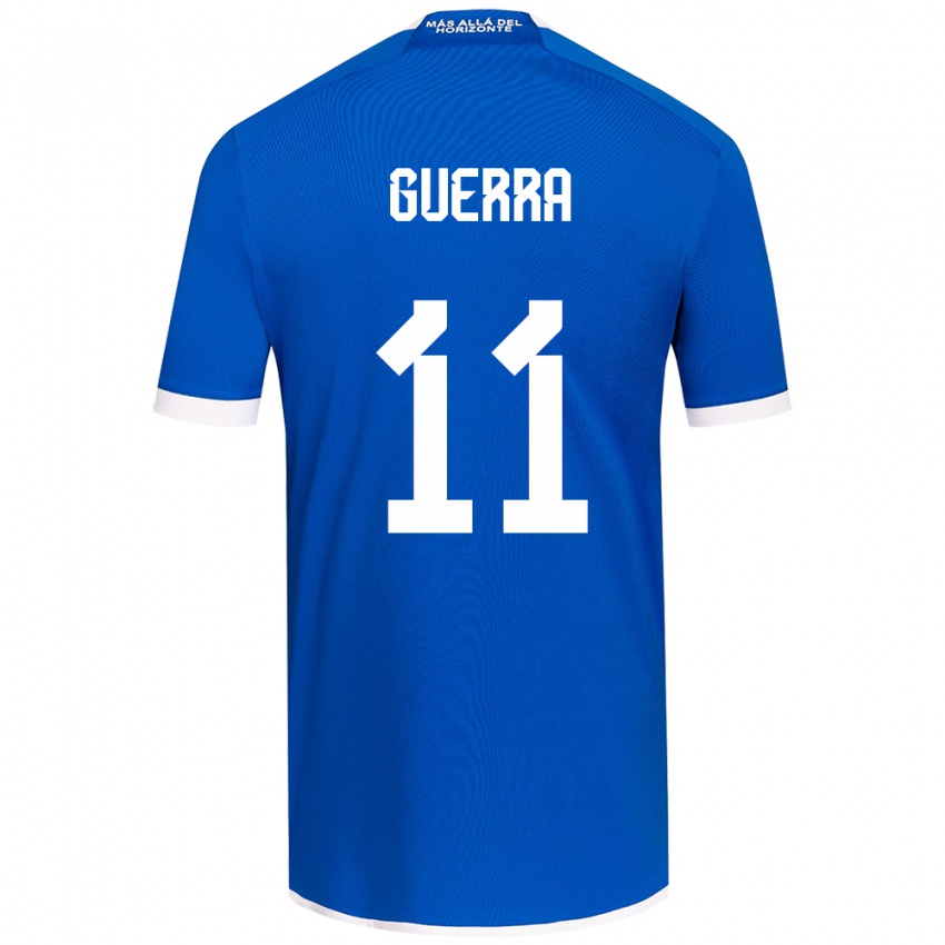 Niño Camiseta Nicolás Guerra #11 Azul Blanco 1ª Equipación 2024/25 La Camisa Argentina