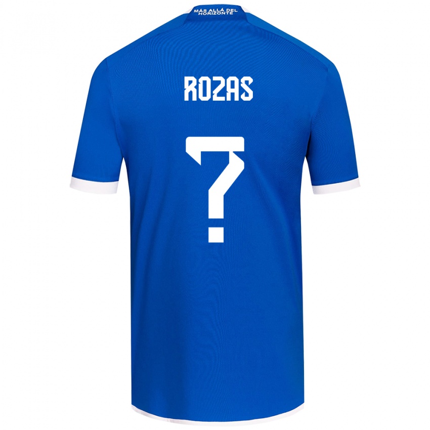 Niño Camiseta Sergio Rozas #0 Azul Blanco 1ª Equipación 2024/25 La Camisa Argentina