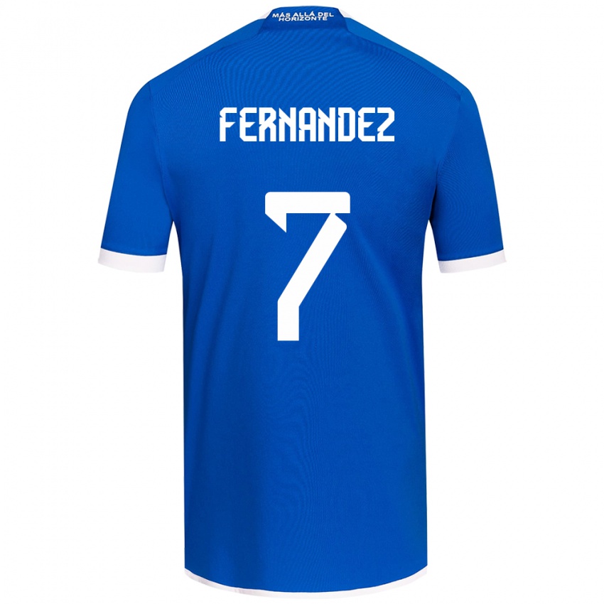 Niño Camiseta Rebeca Fernández #7 Azul Blanco 1ª Equipación 2024/25 La Camisa Argentina