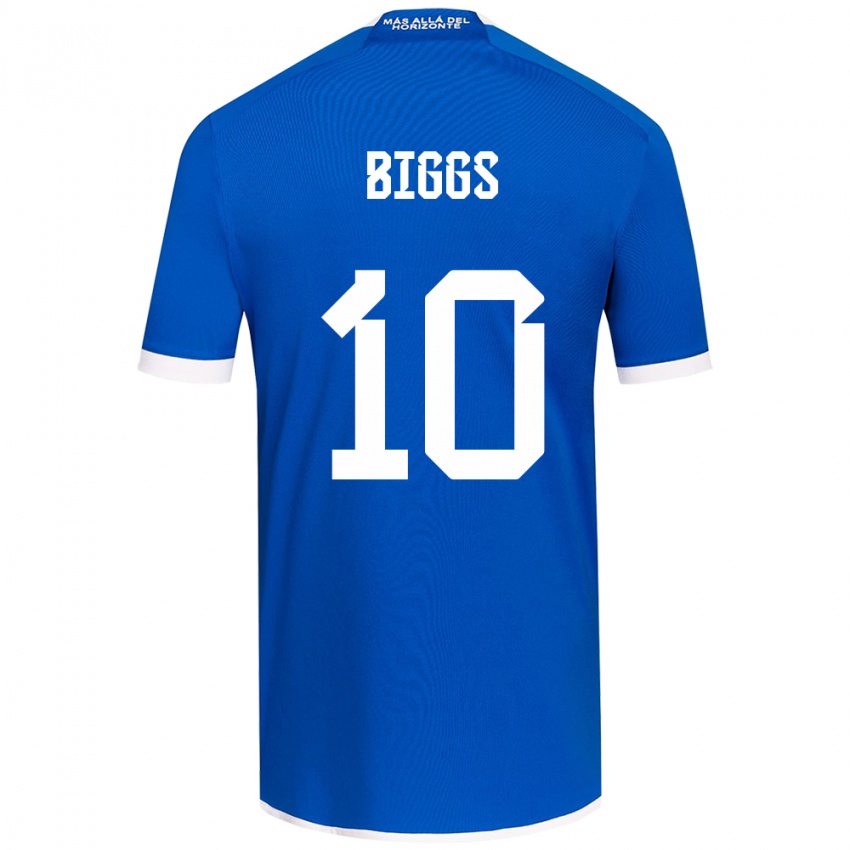 Niño Camiseta Nicole Denise Fajre Biggs #10 Azul Blanco 1ª Equipación 2024/25 La Camisa Argentina