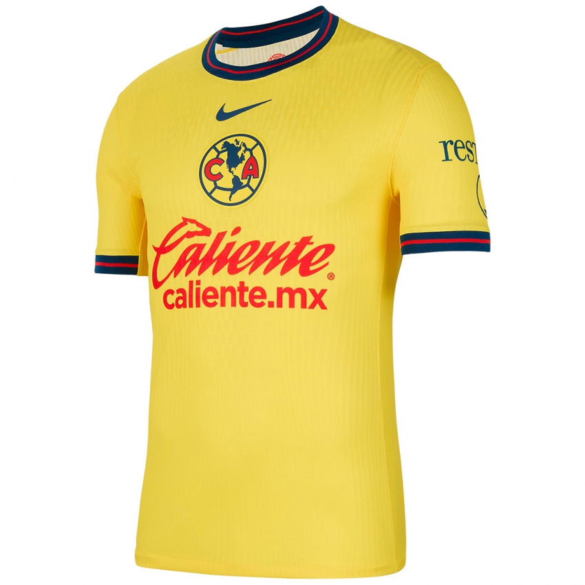 Niño Camiseta Alexandra Godinez #21 Amarillo Azul 1ª Equipación 2024/25 La Camisa Argentina