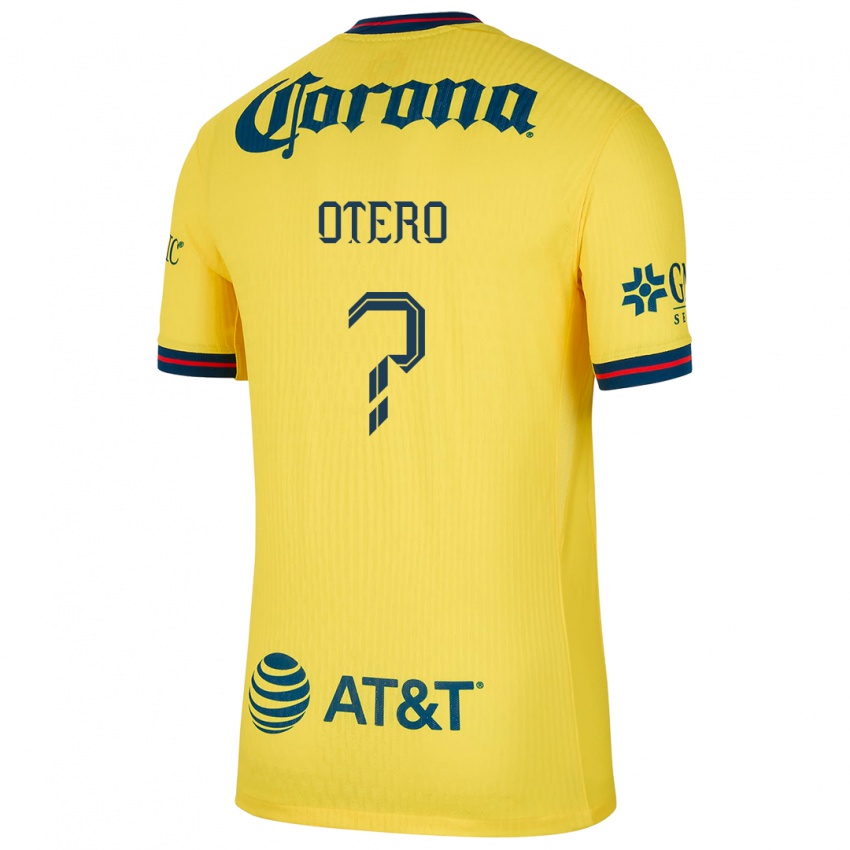 Niño Camiseta Juan Otero #0 Amarillo Azul 1ª Equipación 2024/25 La Camisa Argentina