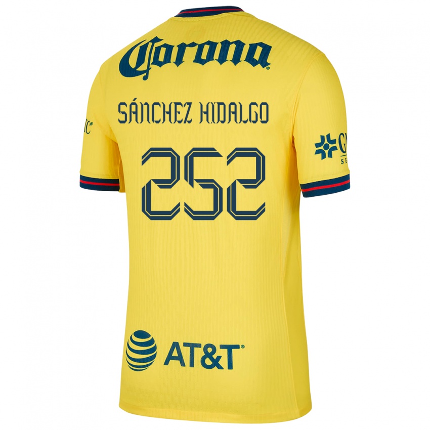 Niño Camiseta Horacio Sánchez Hidalgo #252 Amarillo Azul 1ª Equipación 2024/25 La Camisa Argentina