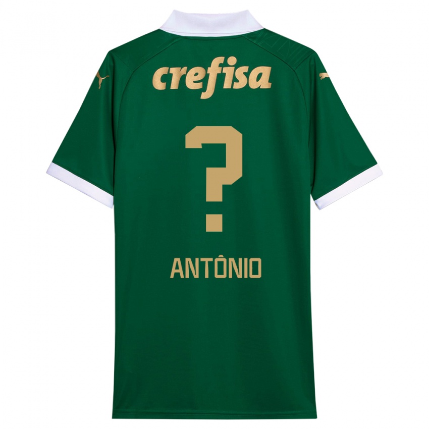 Niño Camiseta Diogo Antônio #0 Verde Blanco 1ª Equipación 2024/25 La Camisa Argentina